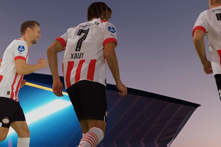 Drie voetballers